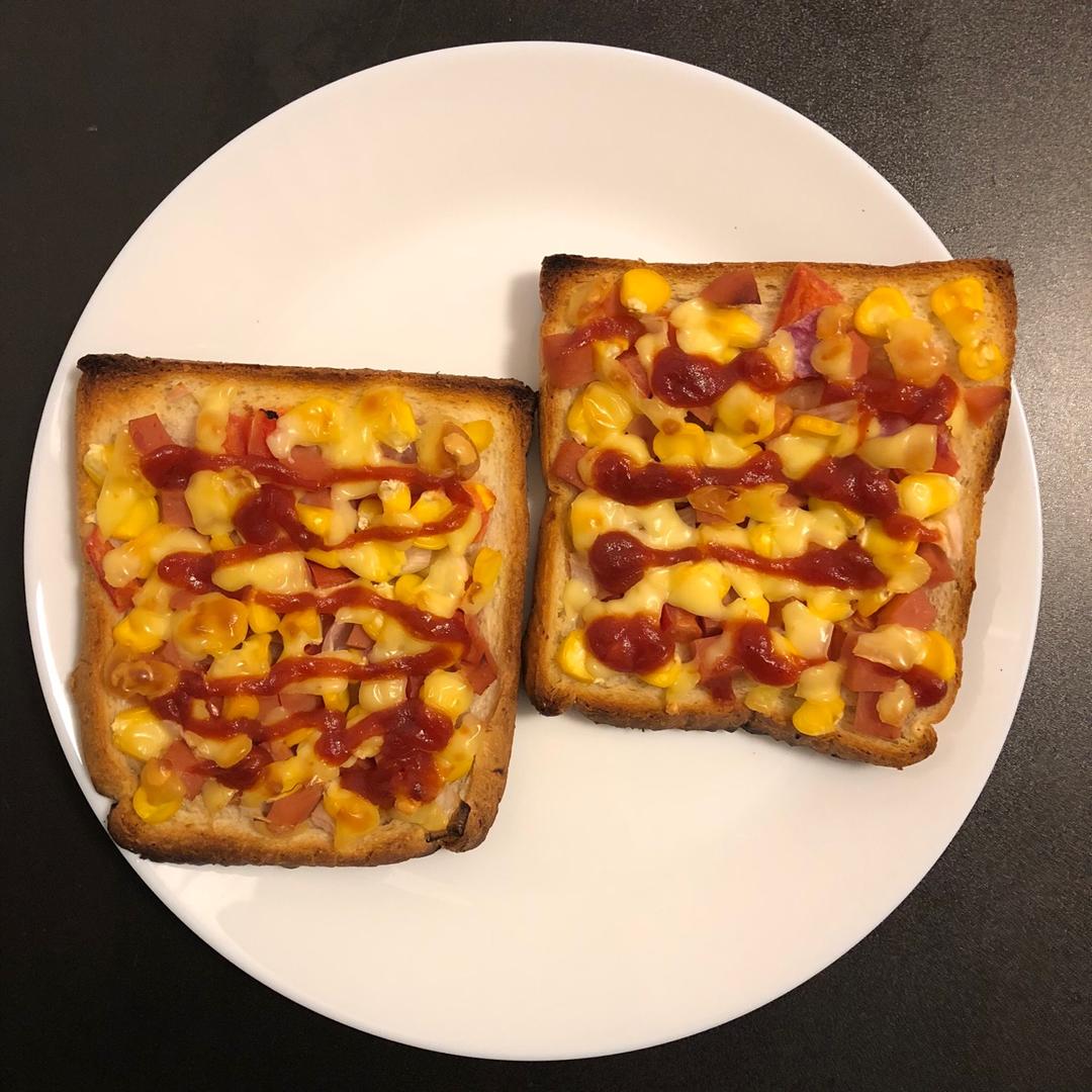 吐司披萨（松下蒸烤箱）