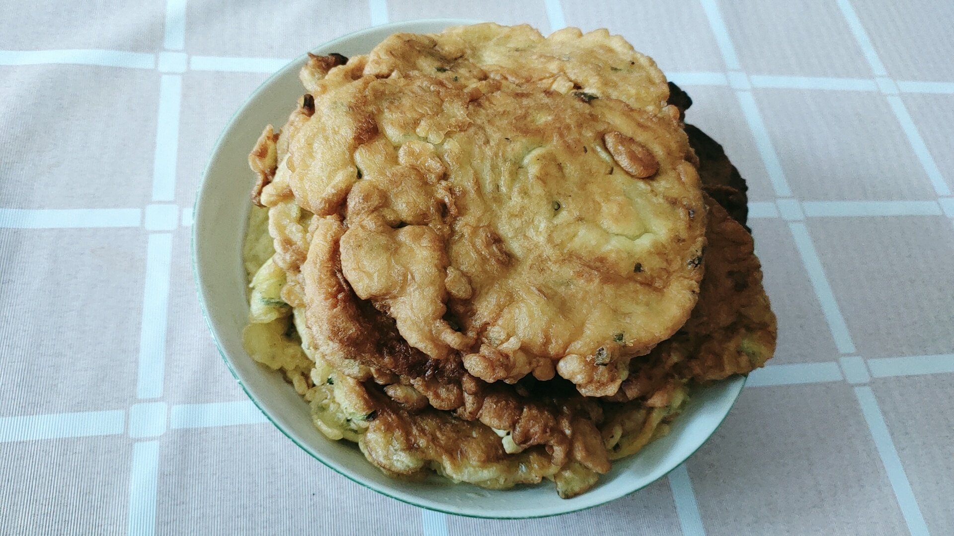 葱花鸡蛋饼