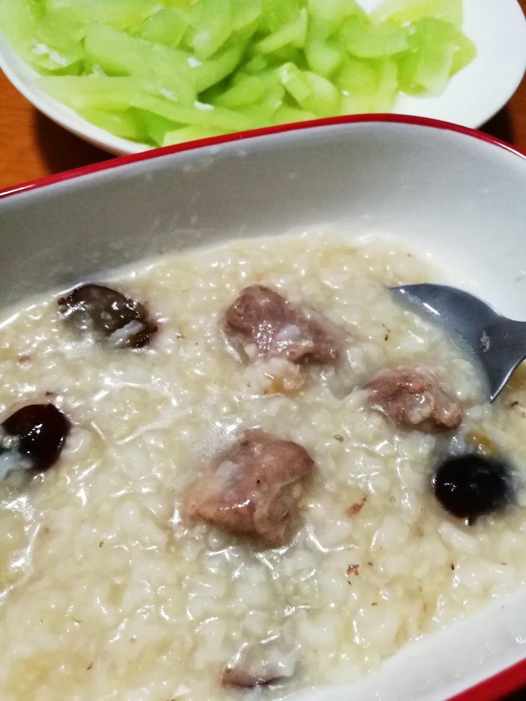高压锅排骨粥(快手)