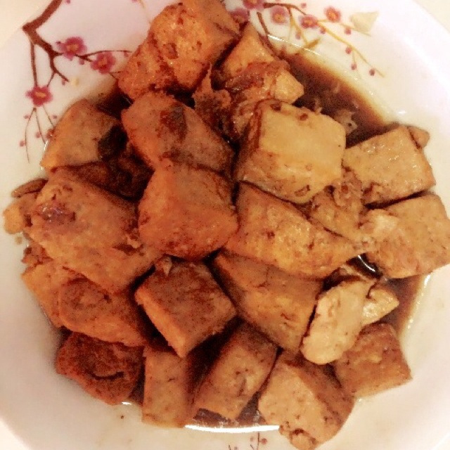 大葱烧豆腐