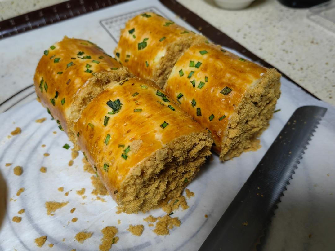 回忆的味道---肉松面包卷