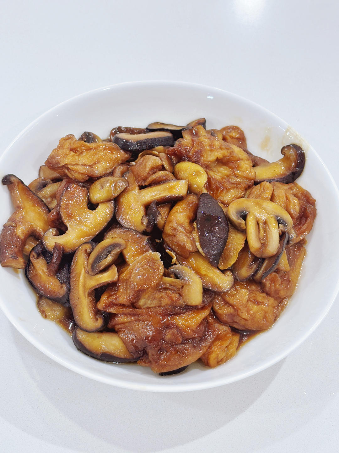 素面浇头之双菇面筋