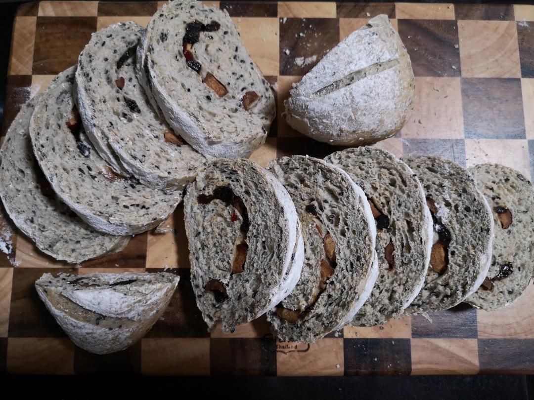 全麦·燕麦·红枣软欧 |超柔软——低卡烘焙