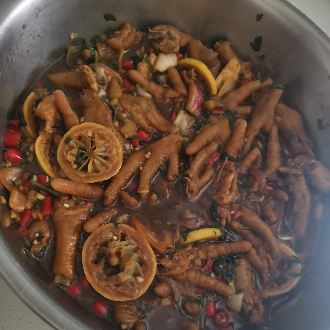 🍋柠檬百香果🌶️酸辣网红鸡爪