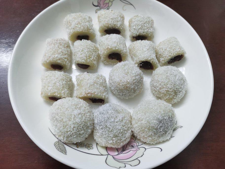 apxcuv做的豆沙糯米卷