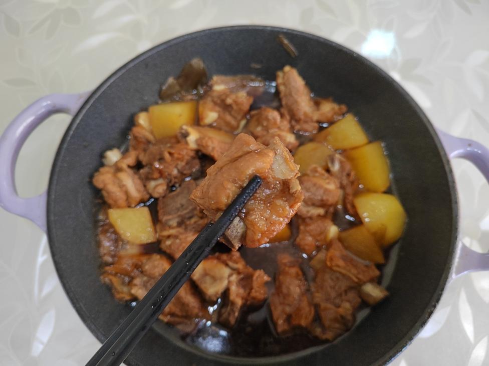 珐琅锅系列之二 红烧排骨