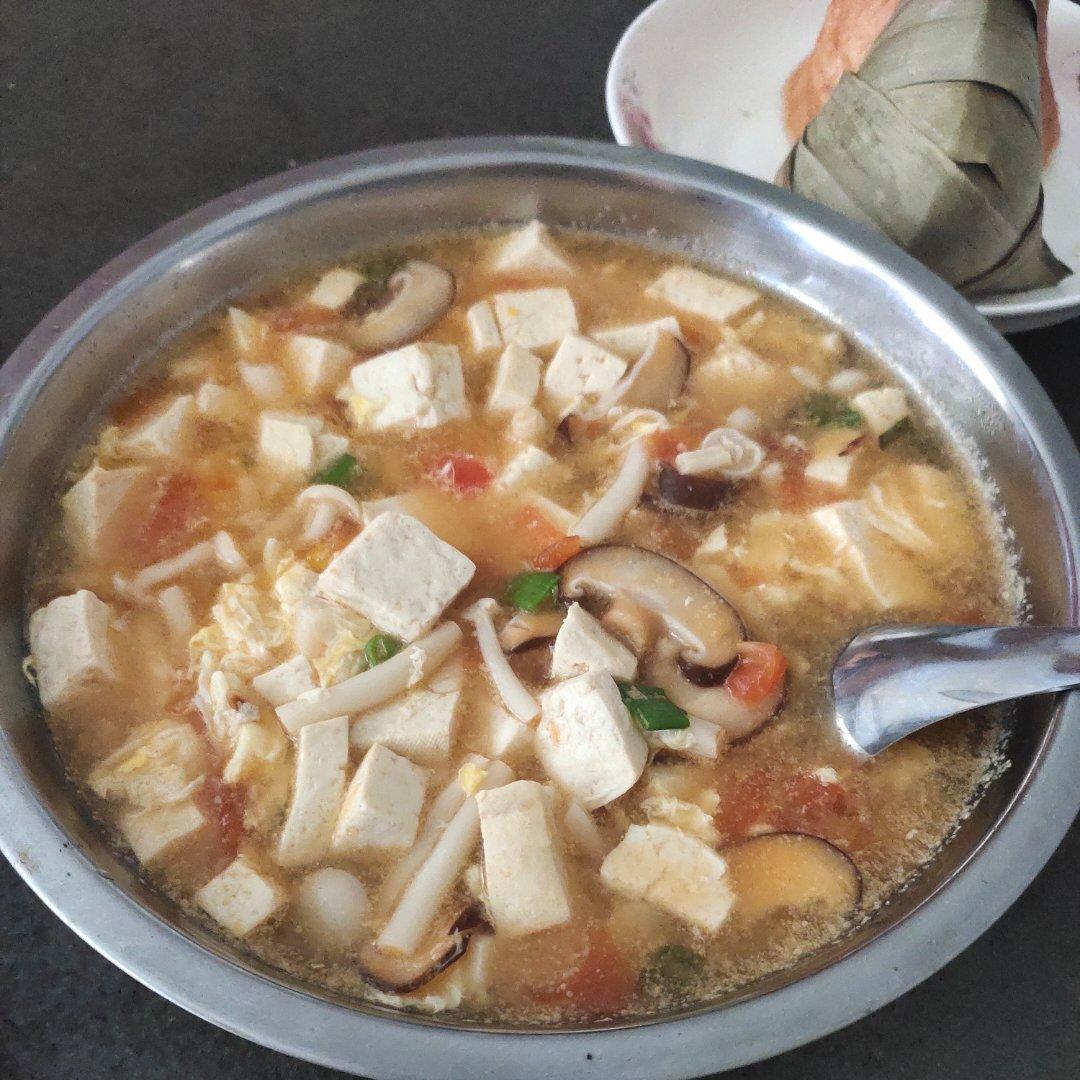 减肥食谱【水晶豆腐羹】手残党也会