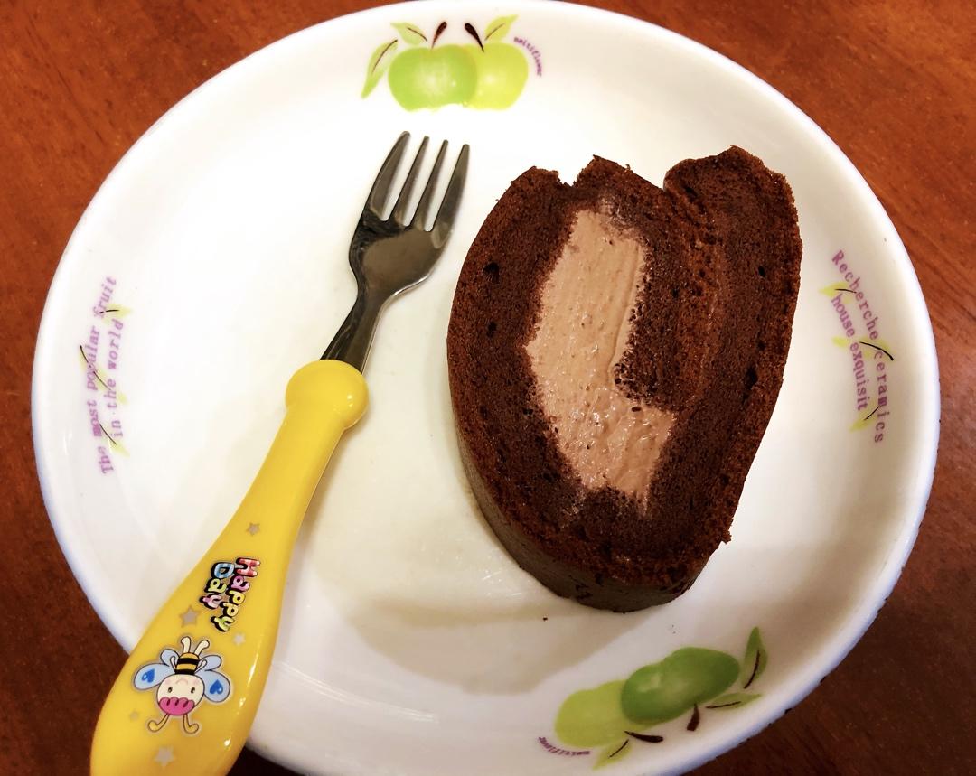 可可蛋糕卷(不消泡超浓郁巧克力口感)