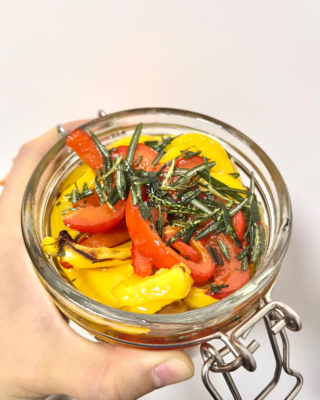 迷迭香橄榄油浸彩椒/油浸小番茄