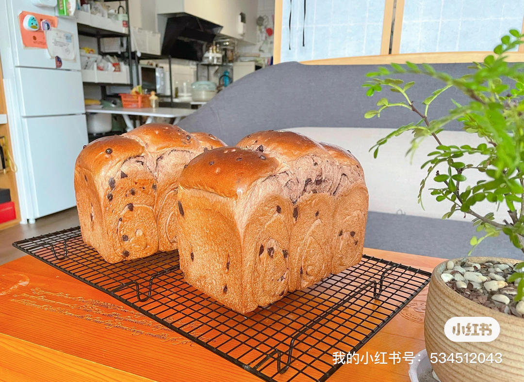 奶油巧克力吐司