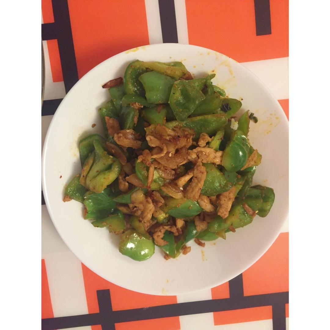 青椒炒肉