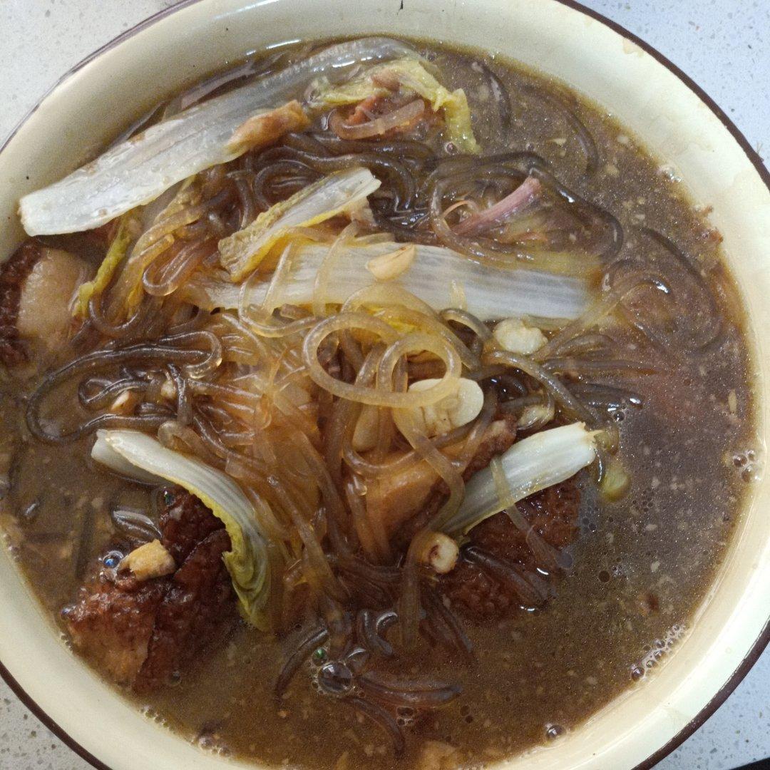 娃娃菜土豆炖红烧肉罐头