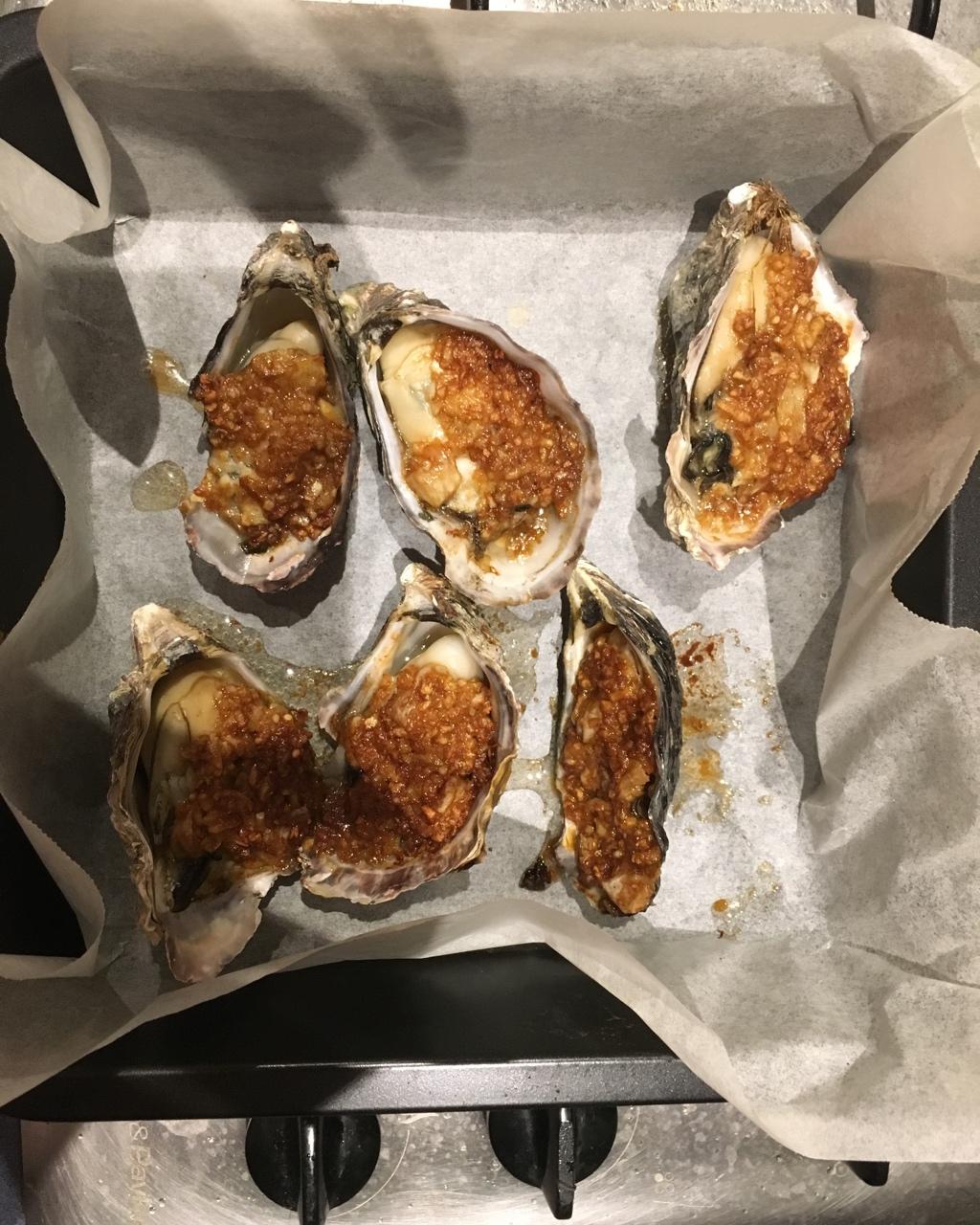 蒜蓉烤生蚝（烤箱版）