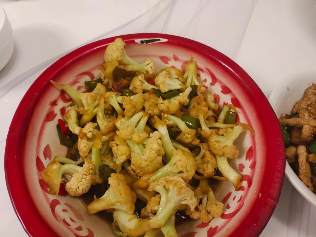 和饭店一个味道的干锅花菜