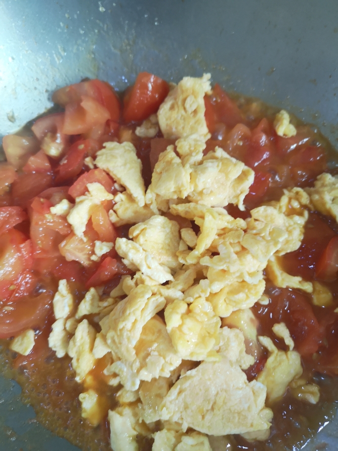 超级下饭的蕃茄炒蛋的做法 步骤5