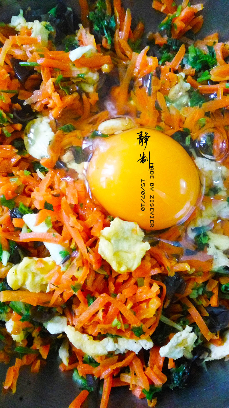 粑粑翔爱吃的素馅饺子