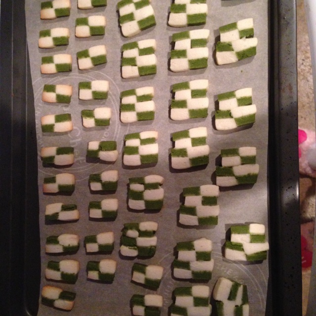 双色格子小饼干