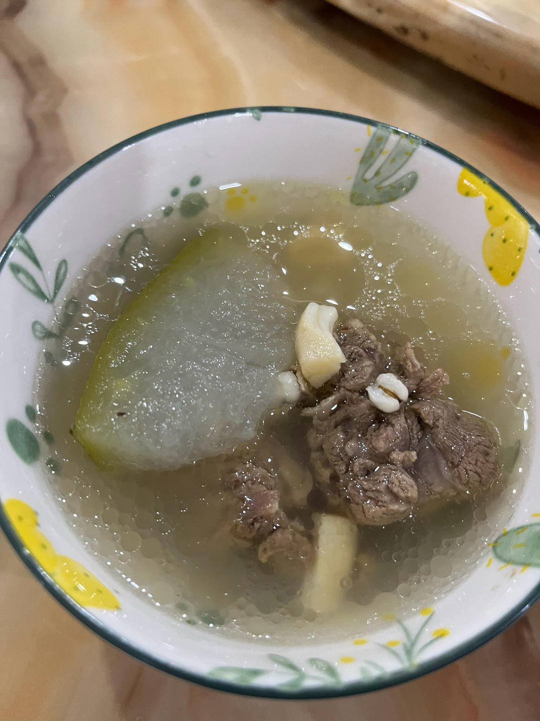 不臊的冬瓜鸭肉汤