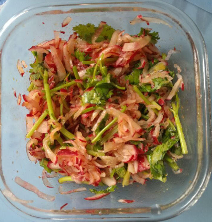 来一道开胃小菜，凉拌萝卜丝！