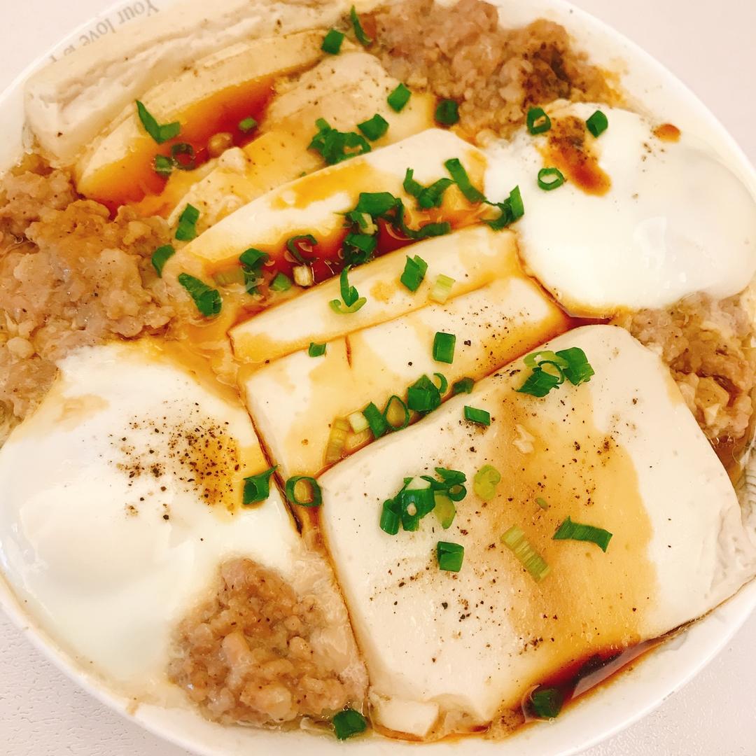 fish小公举做的芳华豆腐抱鸡蛋