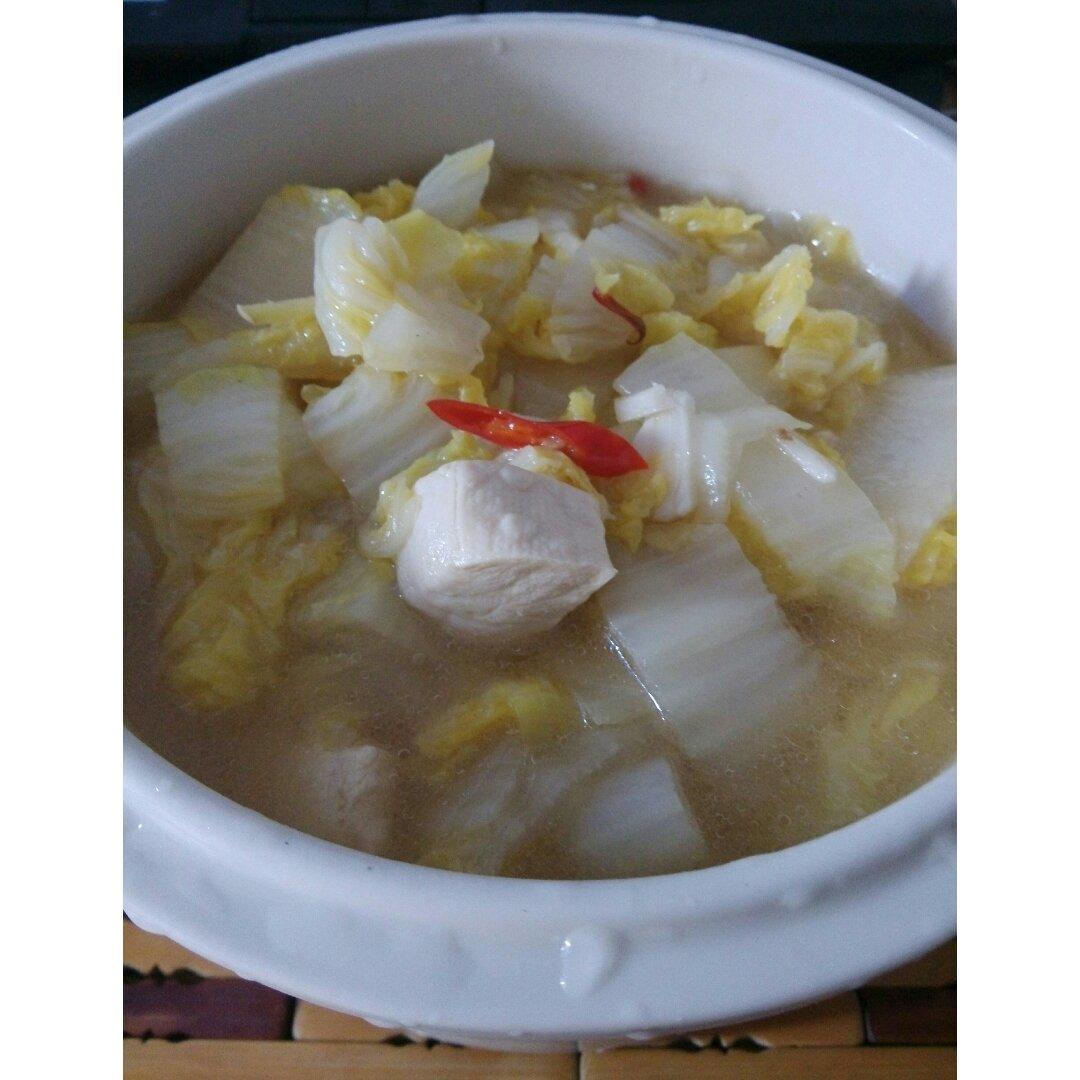 白菜炖冻豆腐