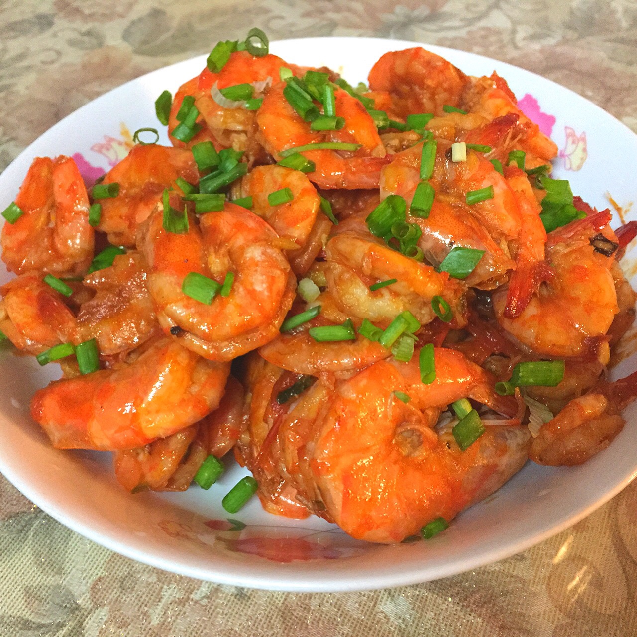 蒜蓉茄汁开背虾