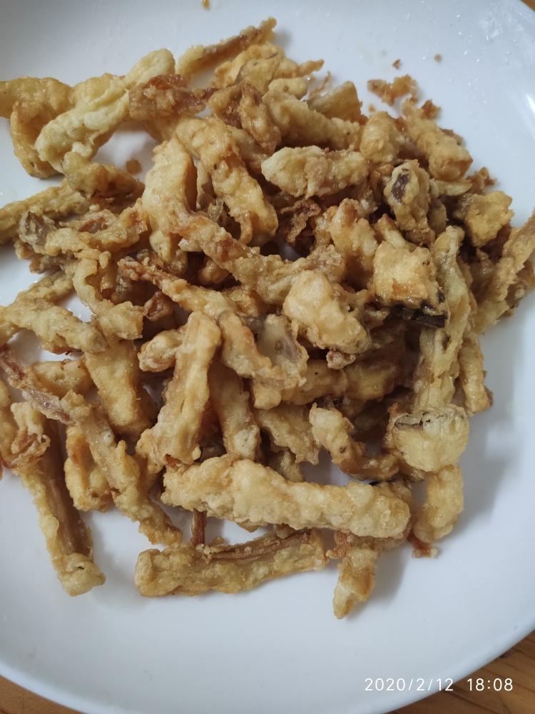 油炸杏鲍菇的做法