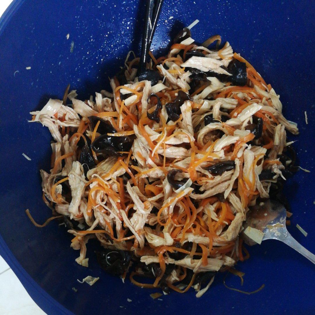 减脂健身｜凉拌手撕鸡丝（香辣&麻油版）