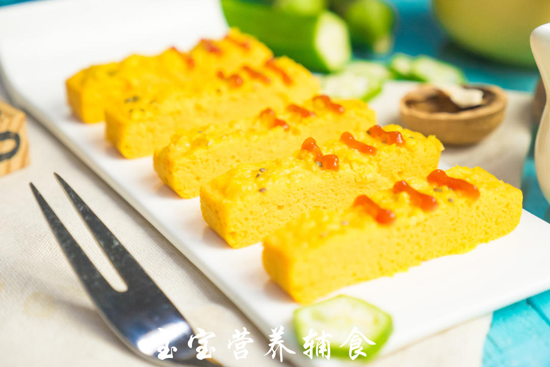 宝宝辅食-南瓜胡萝卜软糕的做法