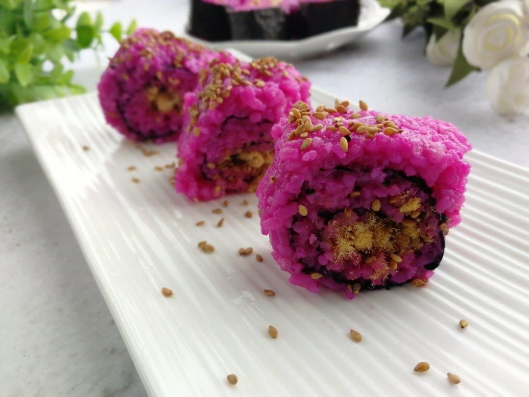 乔妈自创火龙果寿司