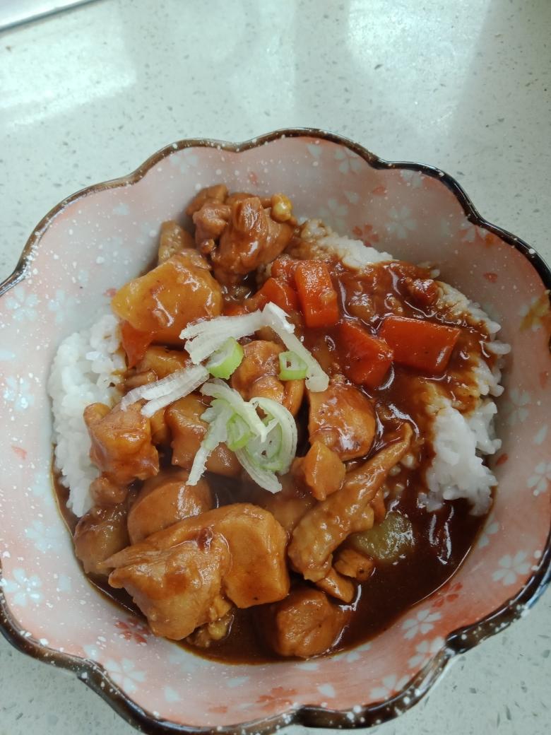 咖喱鸡肉饭的做法