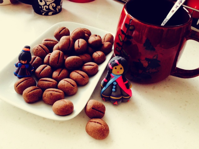 咖啡豆豆饼干