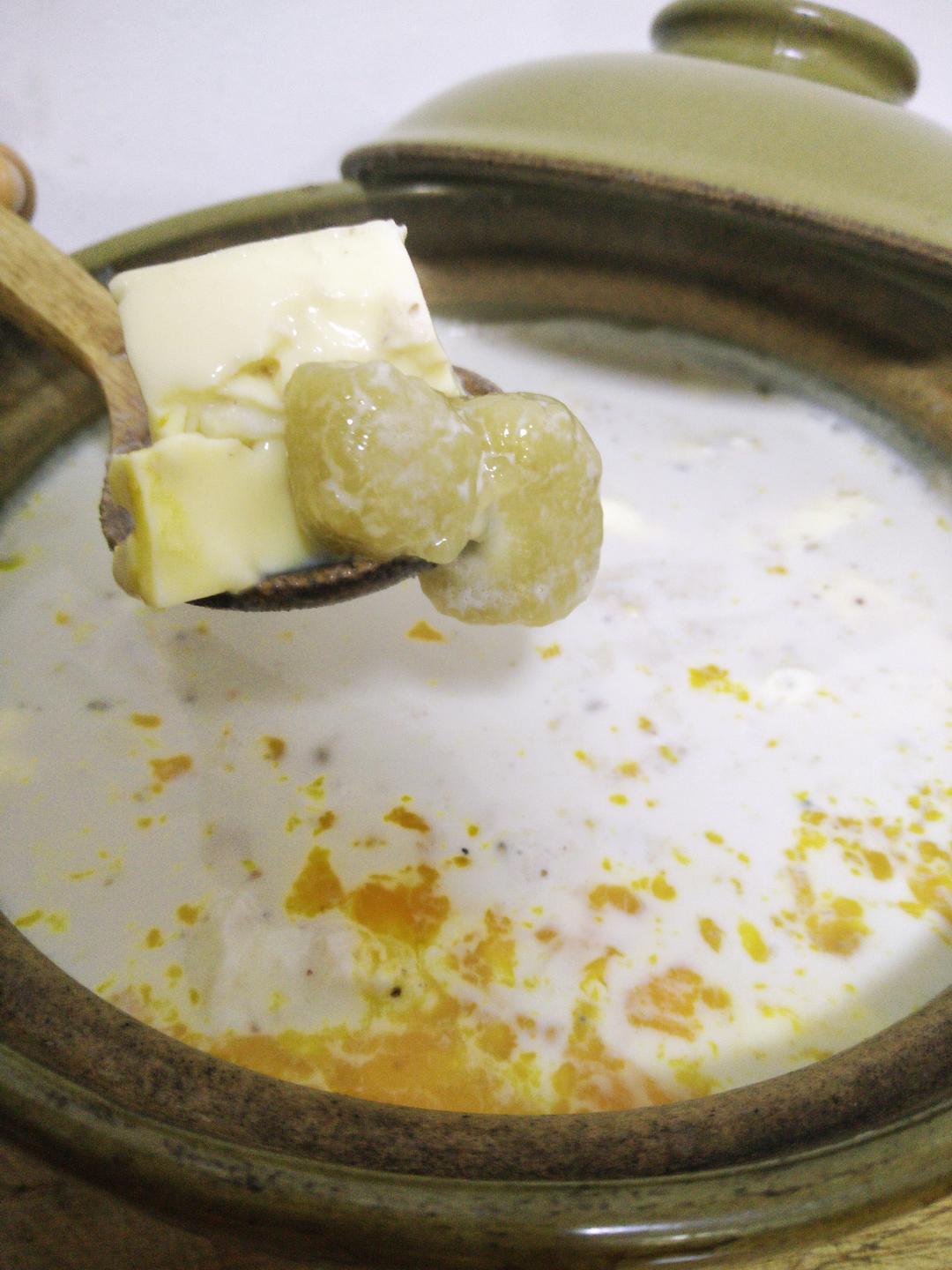 芋圆豆沙布丁牛奶