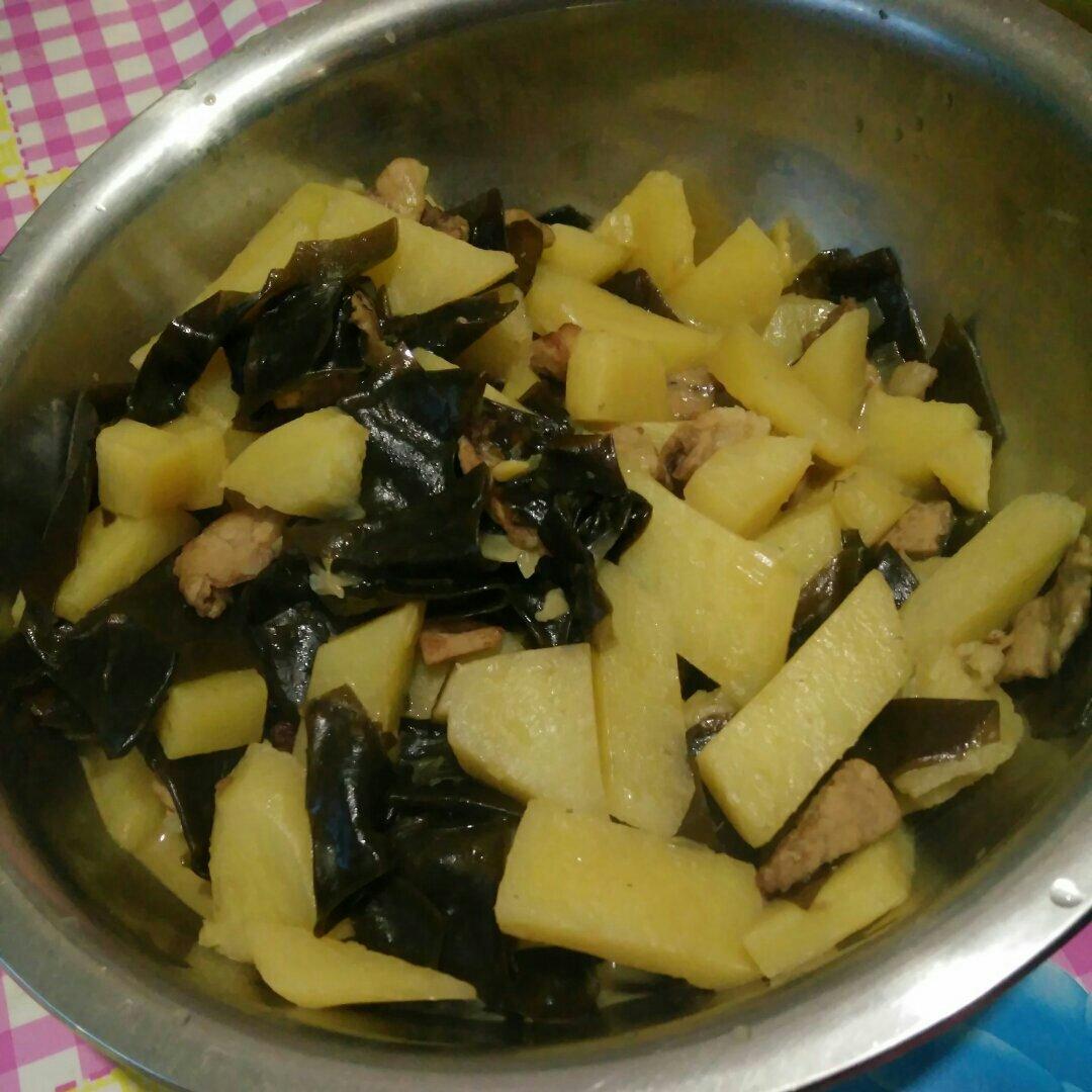 烧土豆海带