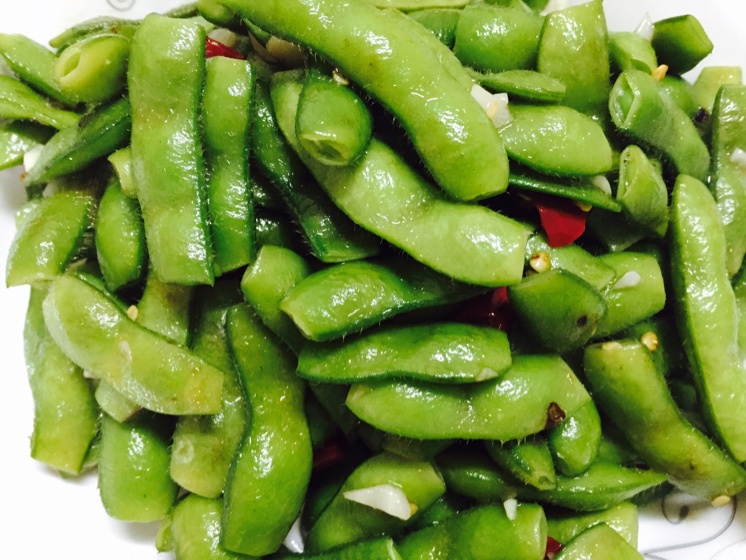 炝毛豆