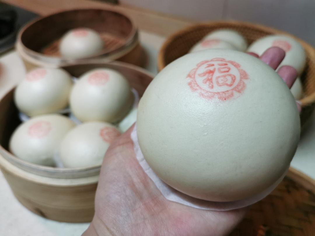 烫面馒头（一次发酵，个个水光肌）