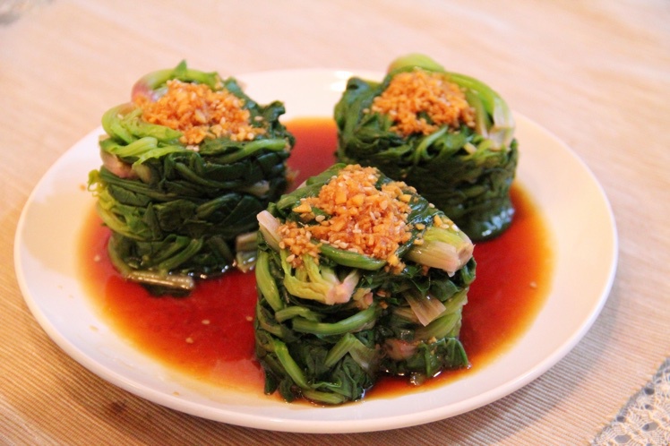 姜汁菠菜
