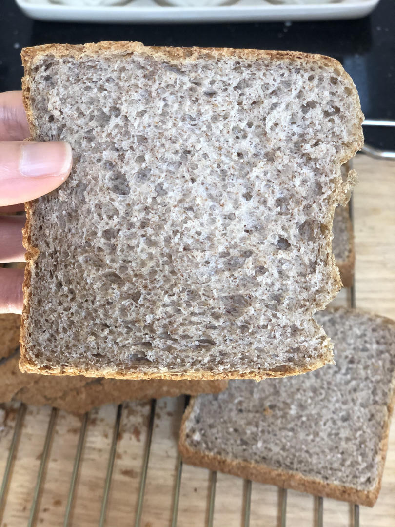 汤种全麦吐司～松软，麦香十足