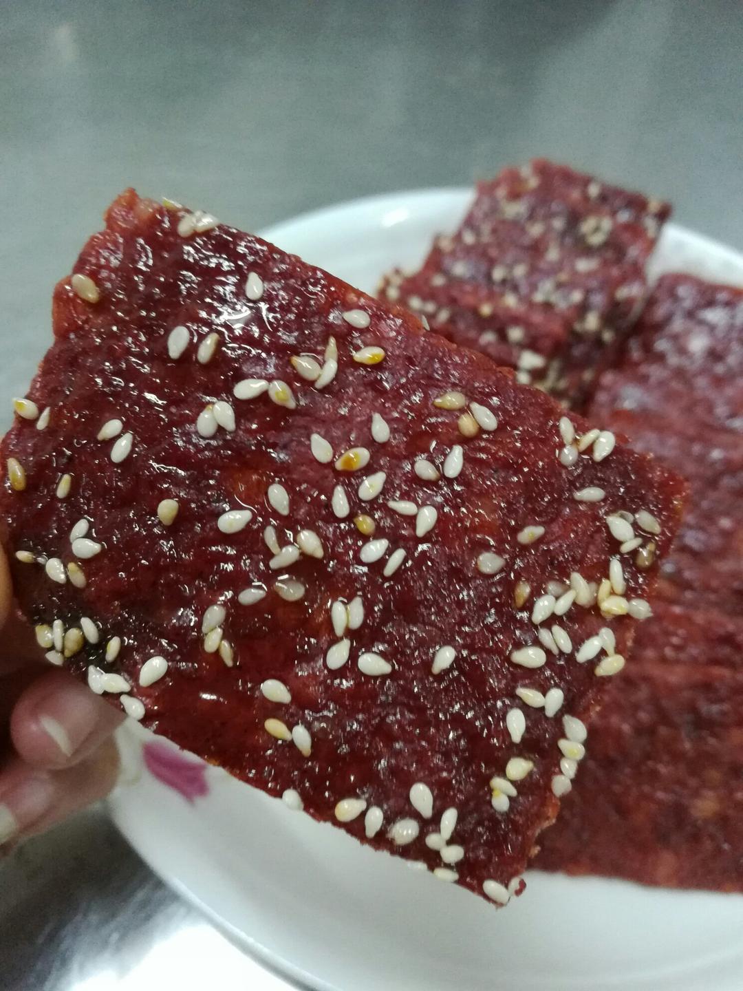 自制超好吃的—蜜汁猪肉脯
