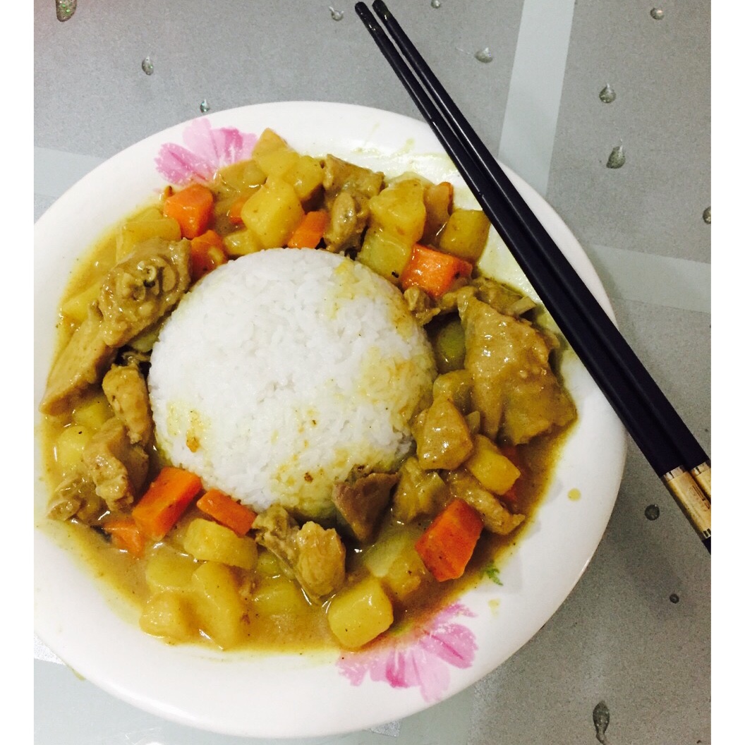 咖喱鸡饭