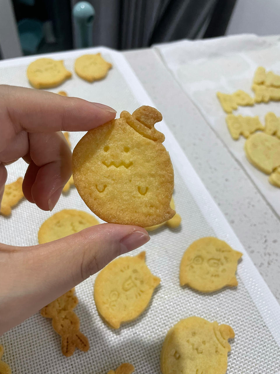 爱不释手的卡通姆明黄油饼干