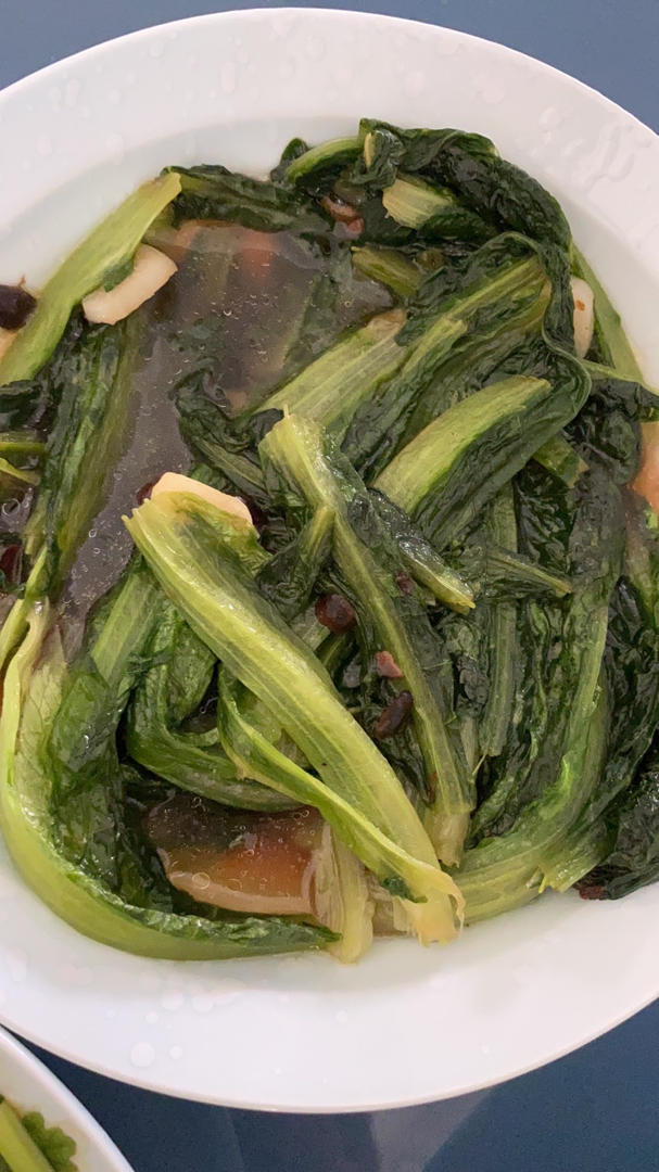 豆豉油麦菜