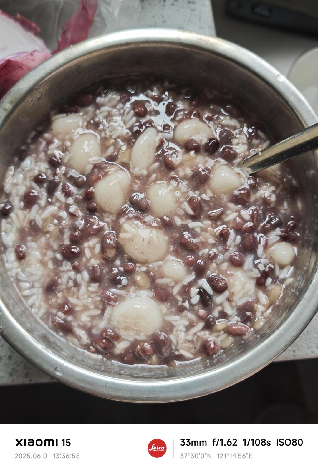 冬季甜汤🫘｜红豆酒酿小圆子