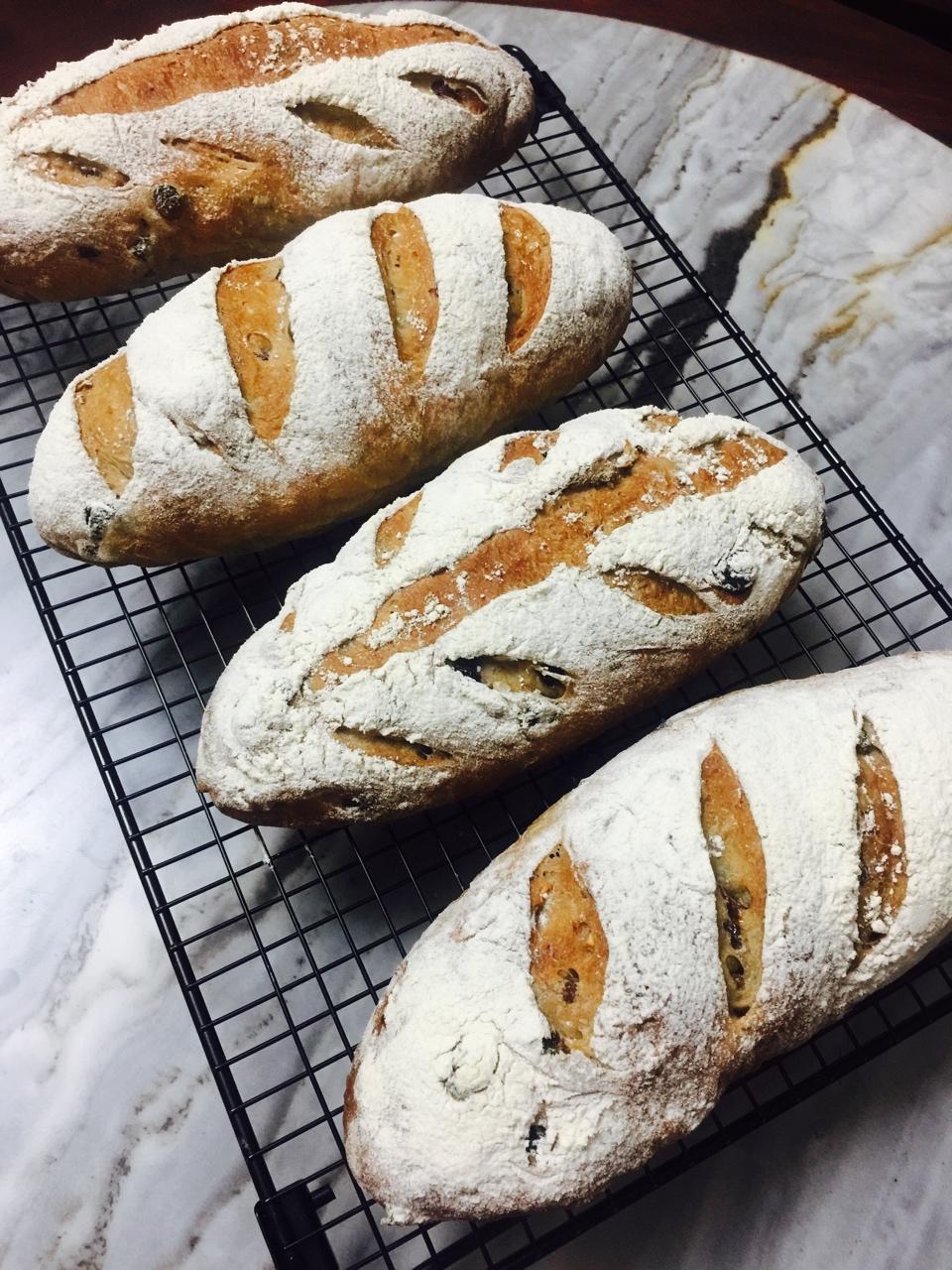 全麦核桃包～软欧包