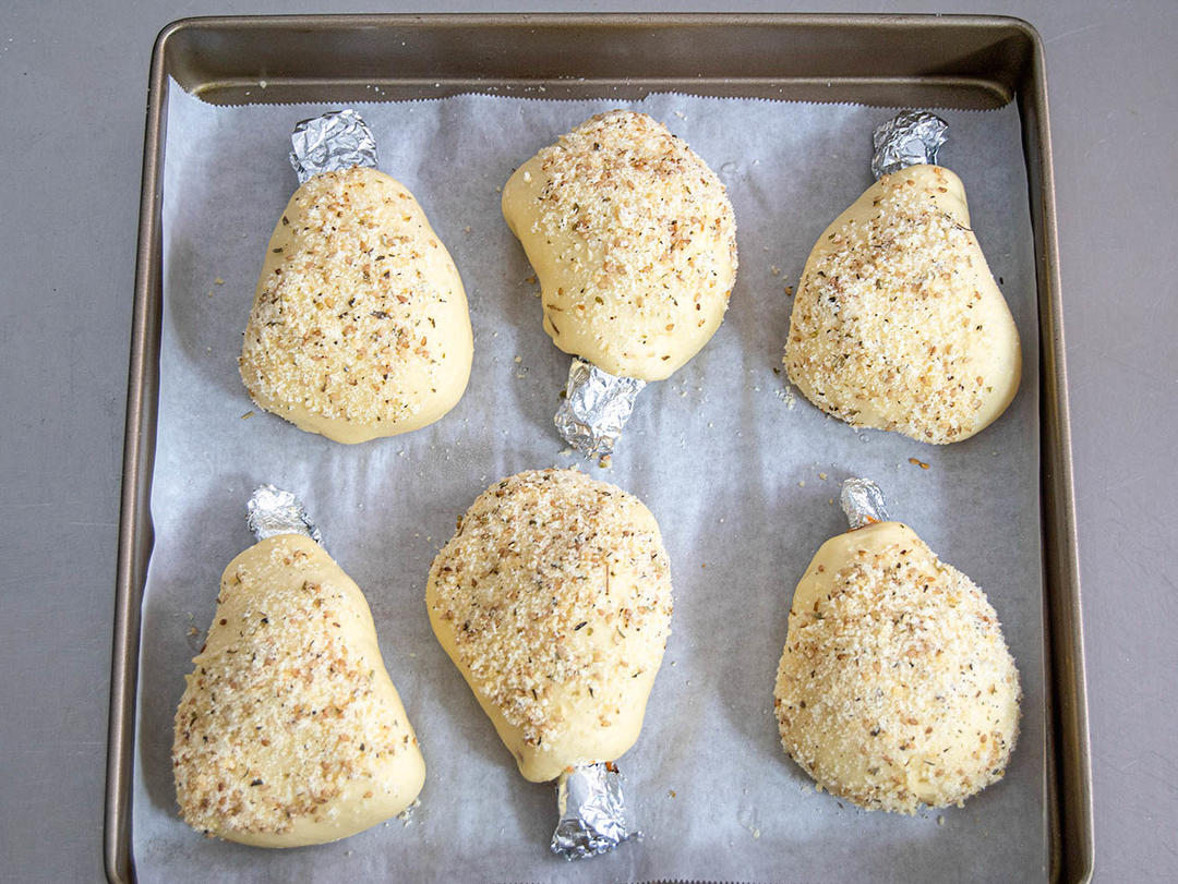 元气早餐｜真·鸡腿面包！芝士鸡腿面包，给你满满的动力与活力的做法 步骤14