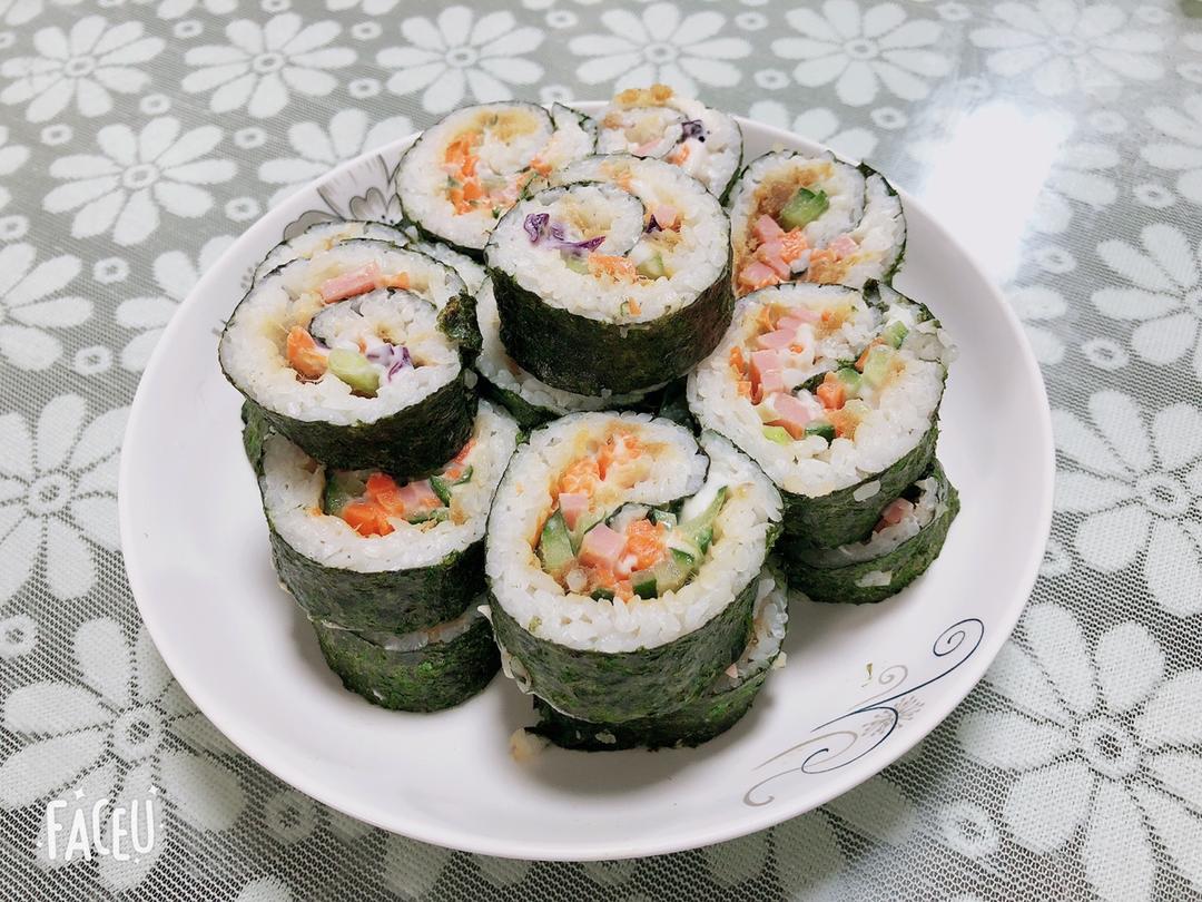 超快手紫菜包饭（帮你处理边角废料）