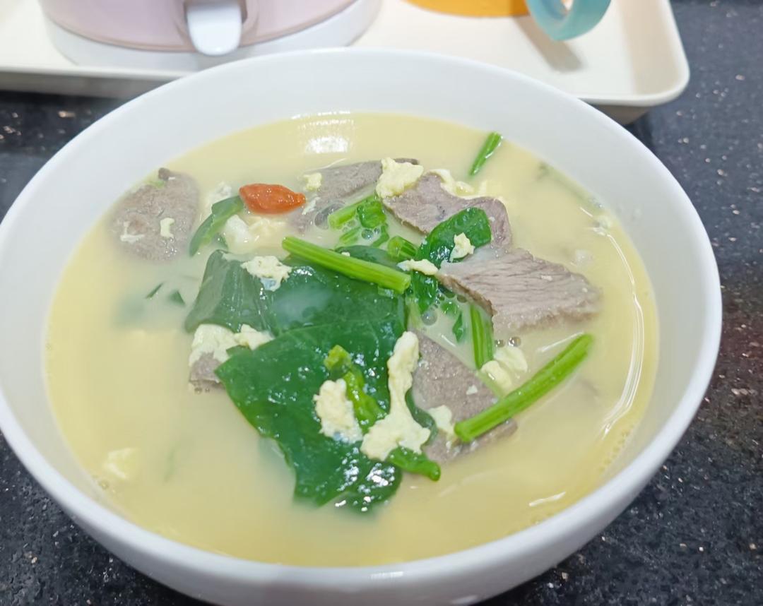 🔥春日补铁超级鲜美-猪肝瘦肉三鲜汤