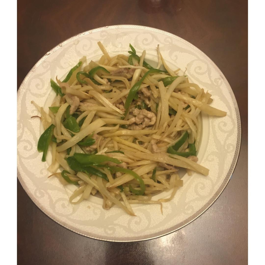 茭白肉丝