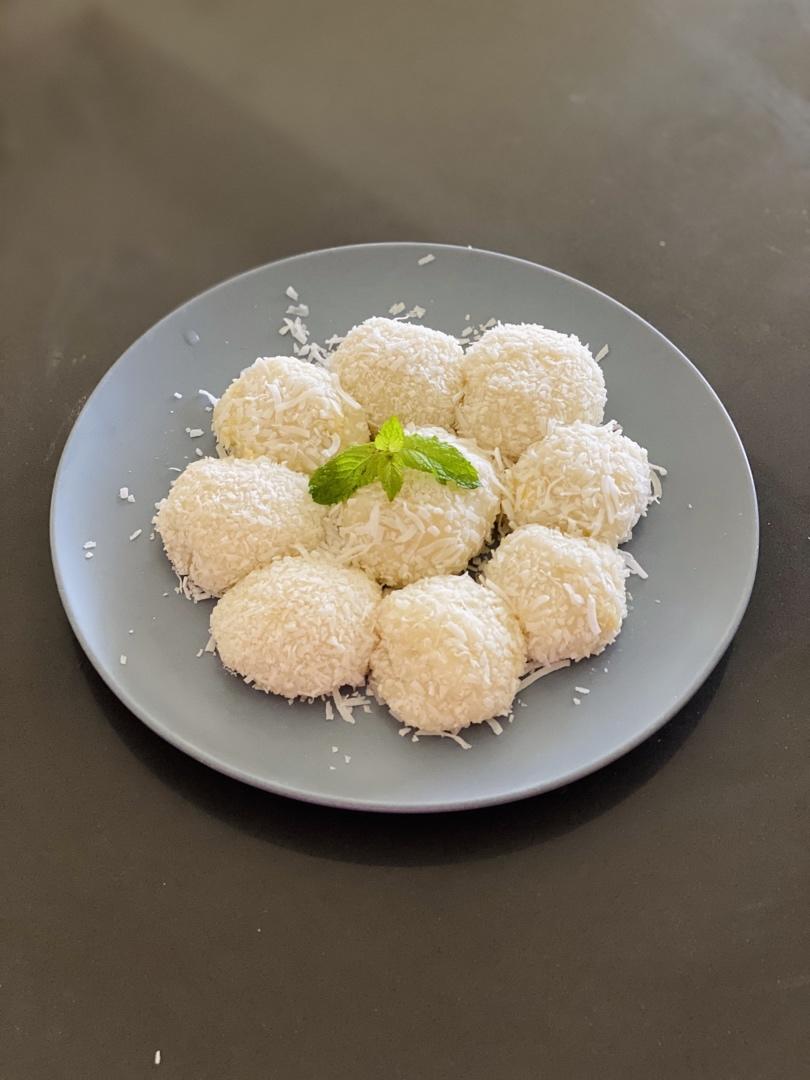 免烤箱❗️香甜软糯的芒果糯米糍，一次成功超好吃