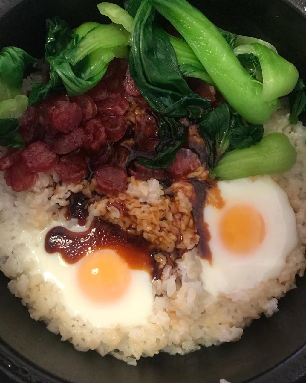 香肠煲仔饭